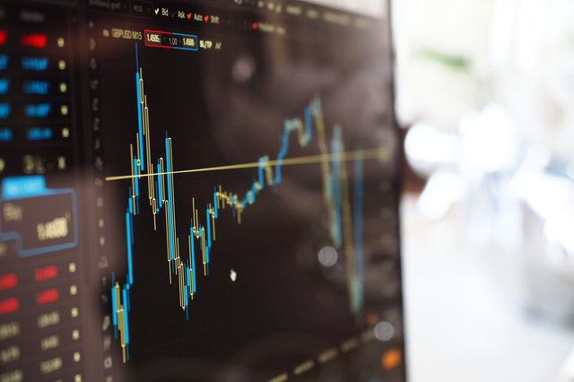 blue-and-yellow-graph-on-stock-market-monitor-159888 #